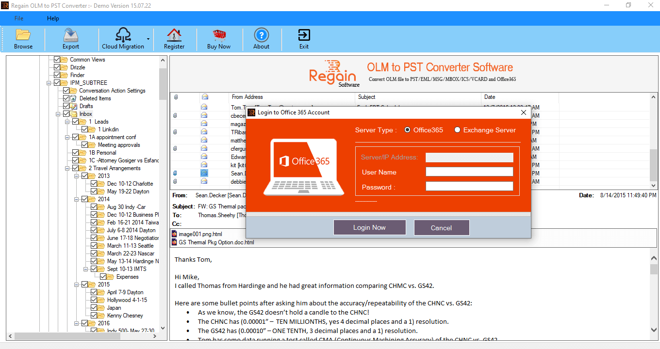 Export MAC Outlook Data to Office 365 account